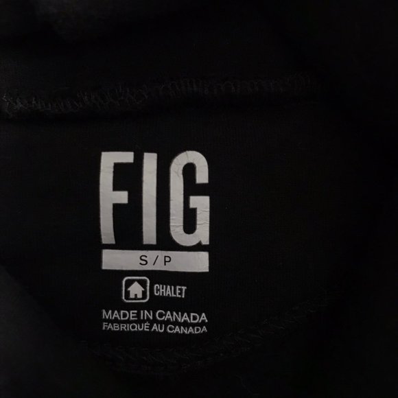 FIG Organic Cotton Sweater Hoodie Made Canada - Picture 4 of 6